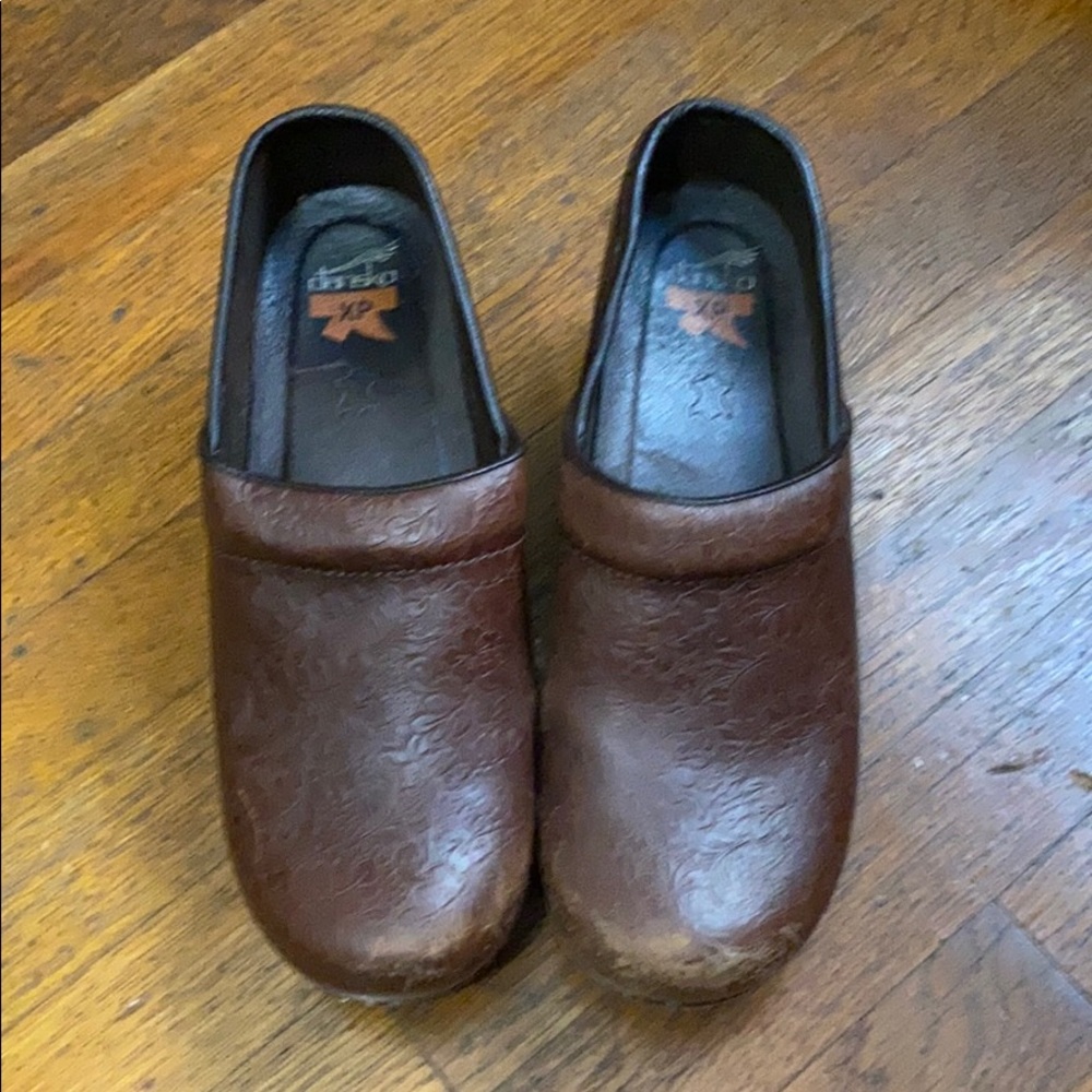 Dansko clogs leather